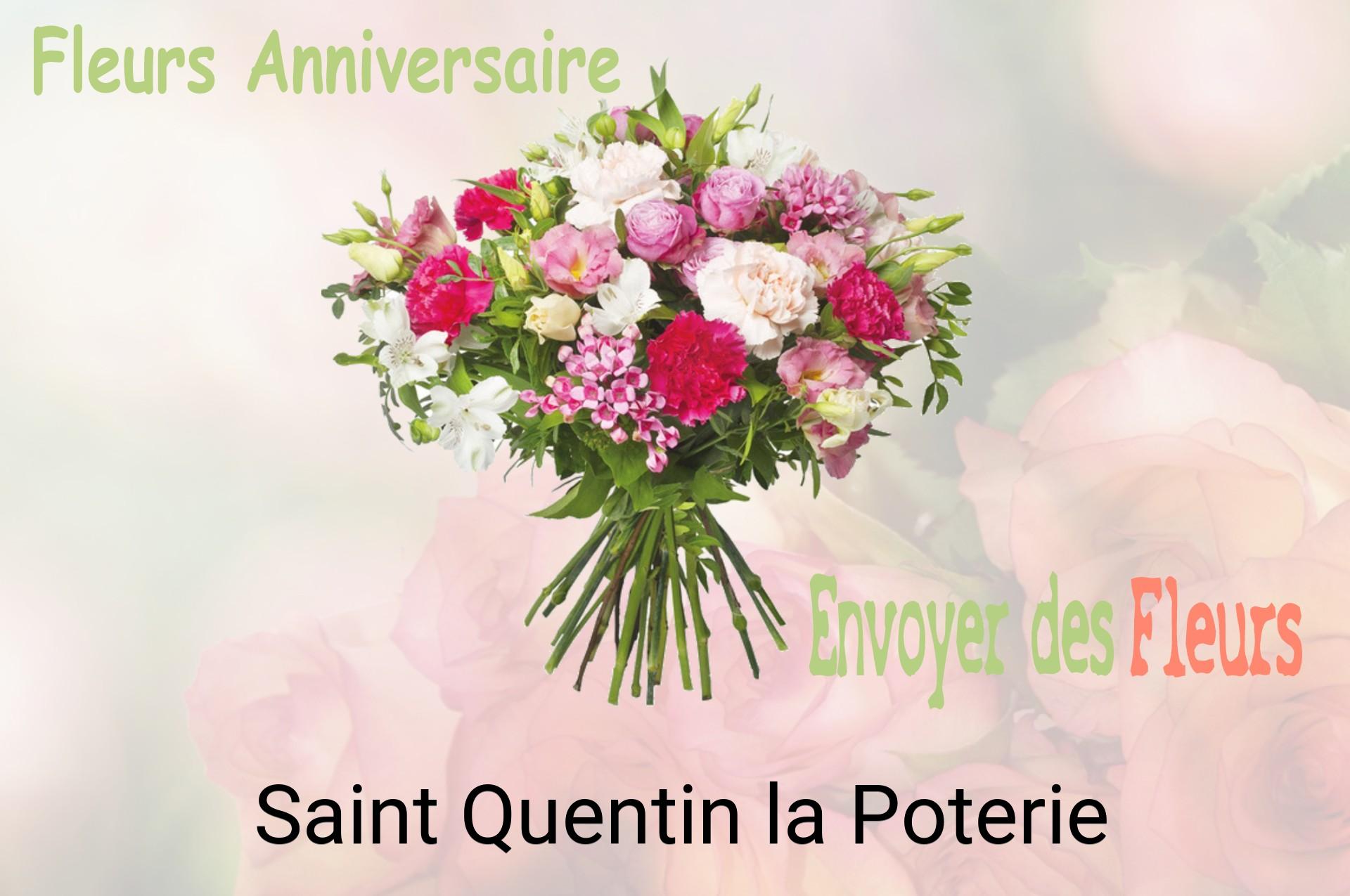 Bouquet de fleurs d’anniversaire livré à Saint-Quentin-la-Poterie
