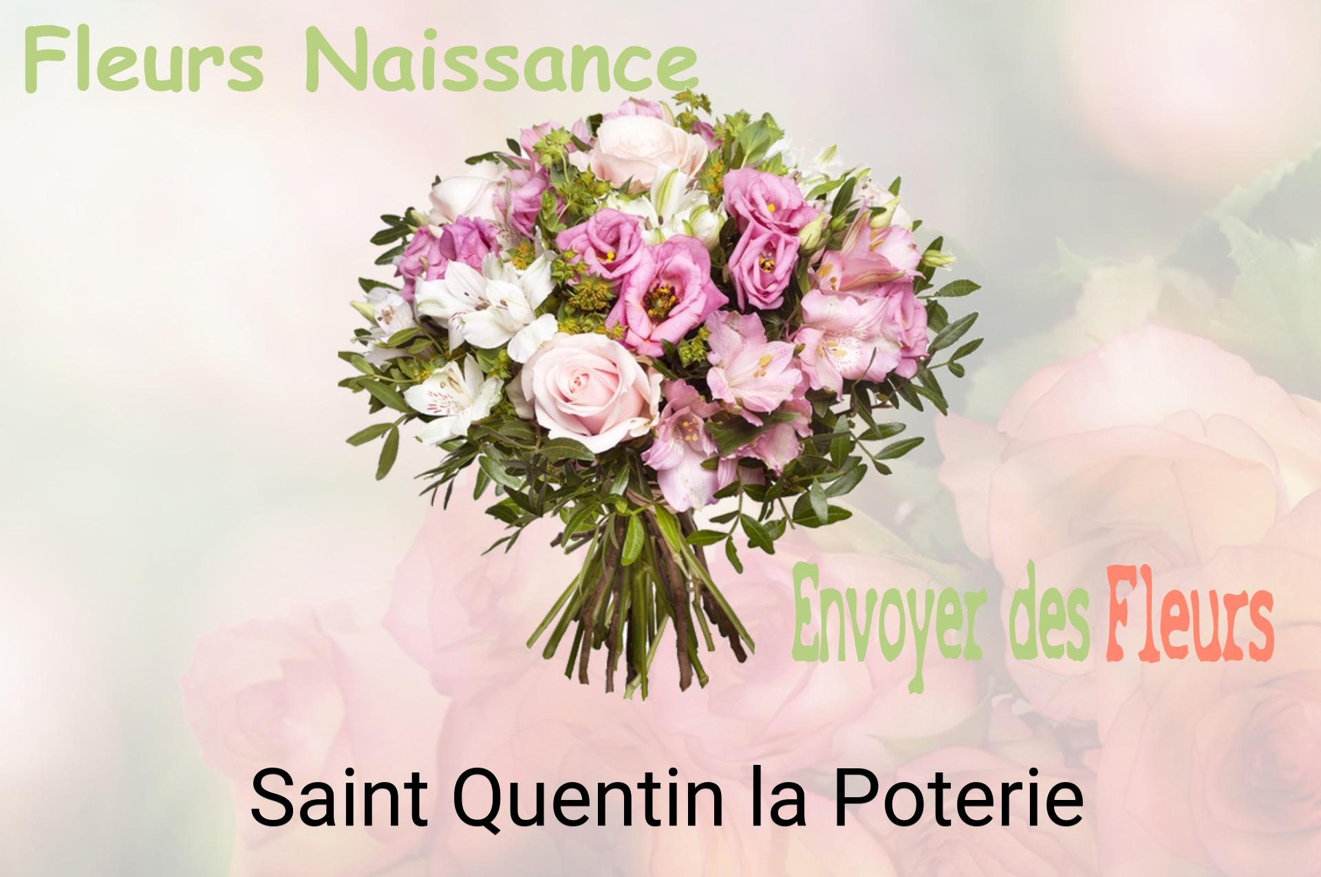 Bouquet de fleurs de naissance livré à Saint-Quentin-la-Poterie