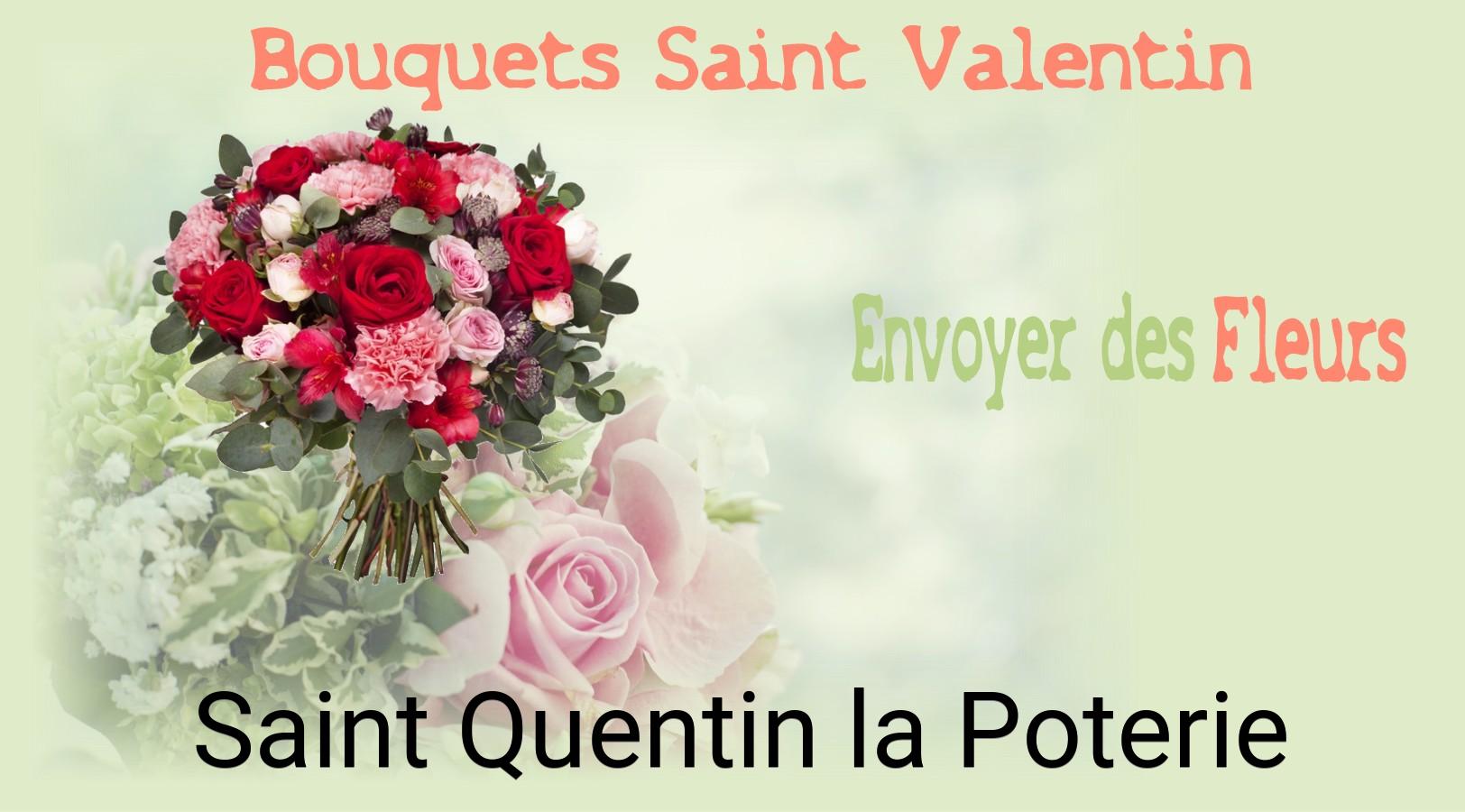 Roses de Saint-Valentin livrées à Saint-Quentin-la-Poterie